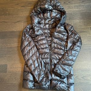 Black UNIQLO puffer jacket